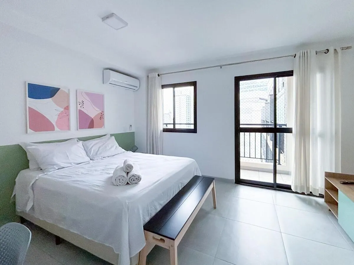 Apartament Loft Flora - Lindo Apartamento Na Liberdade São Paulo Brazylia